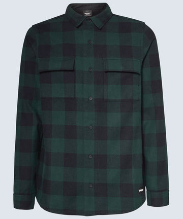 Oakley Bear Cozy Flannel - Hunter Green/Black Check